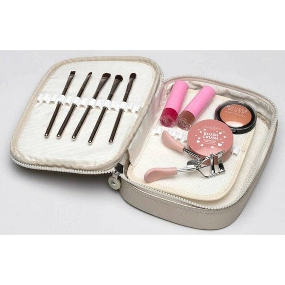 Kipling 100 Pens Pouch Multi Function Case Cosmetic Organize Bag Pine Green NWT - Picture 6 of 9